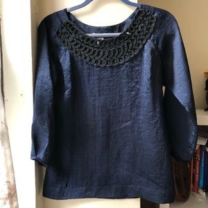 BCBGeneration Navy Blouse